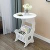 Mini Round Table Bedside Table Bedroom Furniture Modern Minimalist Lightweight Bedside Table Mini Storage Rack Storage Cabinet