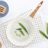 Mini bílé keramické pánve na smažení zahuštěná pánev na omeletu nepřilnavá vejce palačinka Steak pánev na šunku pánve na šunku Nádobí na vaření