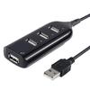 Fast Data Transfer USB Splitter 4-port USB 2.0 Hub with Plum-shaped Pocket Shape
