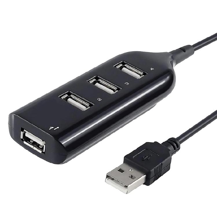 Fast Data Transfer USB Splitter 4-port USB 2.0 Hub with Plum-shaped Pocket Shape
