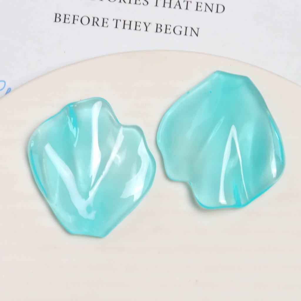 Korean Summer Transparent Leaf Resin Accessories, Sweet DIY Earring Phone Case Craft Making Materials for Women