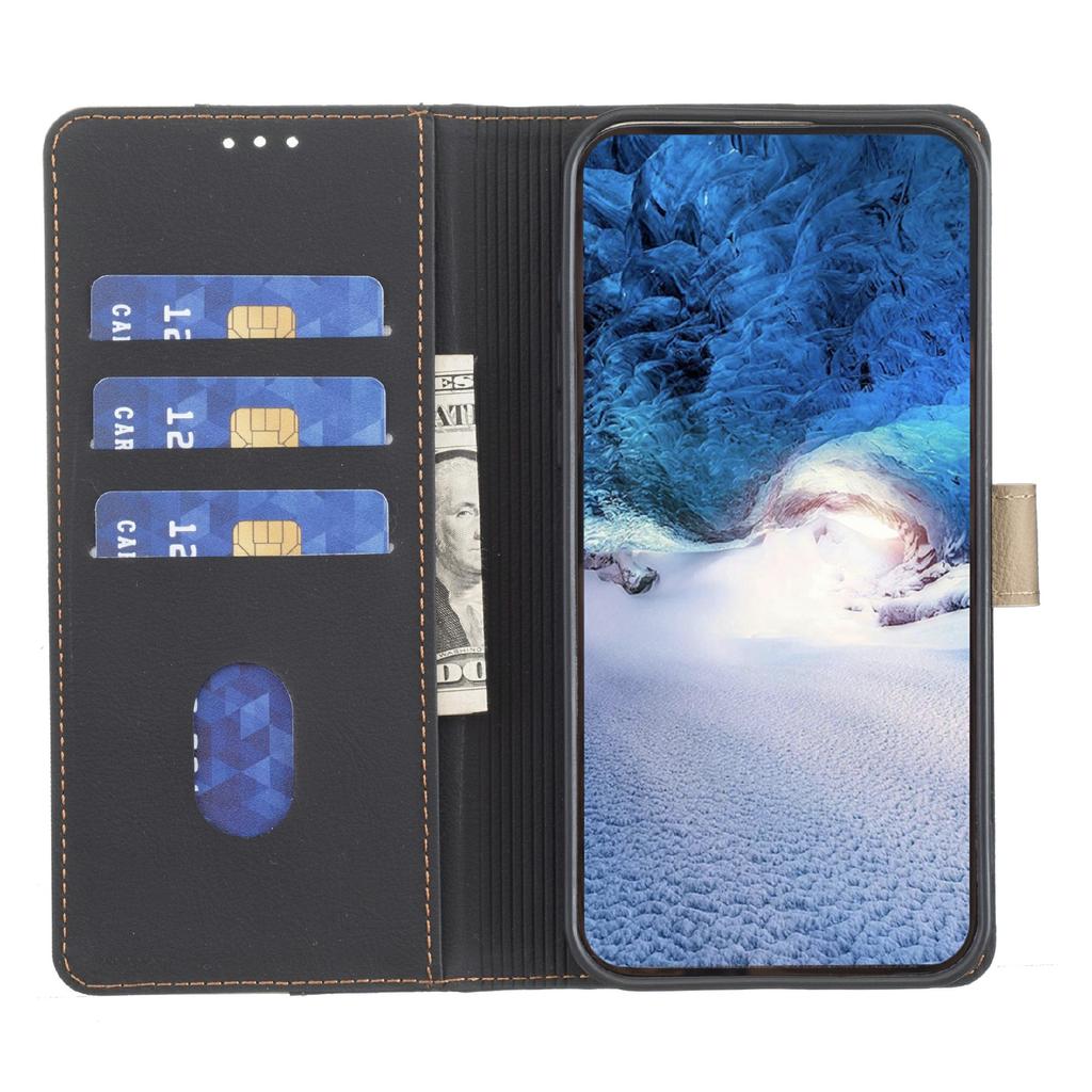 BINFEN COLOR BF33 for Xiaomi 14T Leather Case Splicing Color RFID Blocking