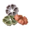 Heart Shape Silicone Cake Mold 6-Cup Non-Stick Baking Pan Soft Heat-resistant Chocolate Mold Reusable Easy Release Cake Mold for Home Kitchen DIY