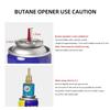 Easy To Use Butane Bottle Quick Coupler with Constant Pressure Valves Butane Gas Cartridge for Outdoor Enthusiasts