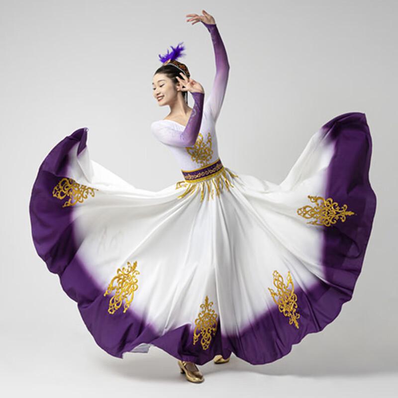 Women s Xinjiang Uyghur Dance Performance Costume XXXL