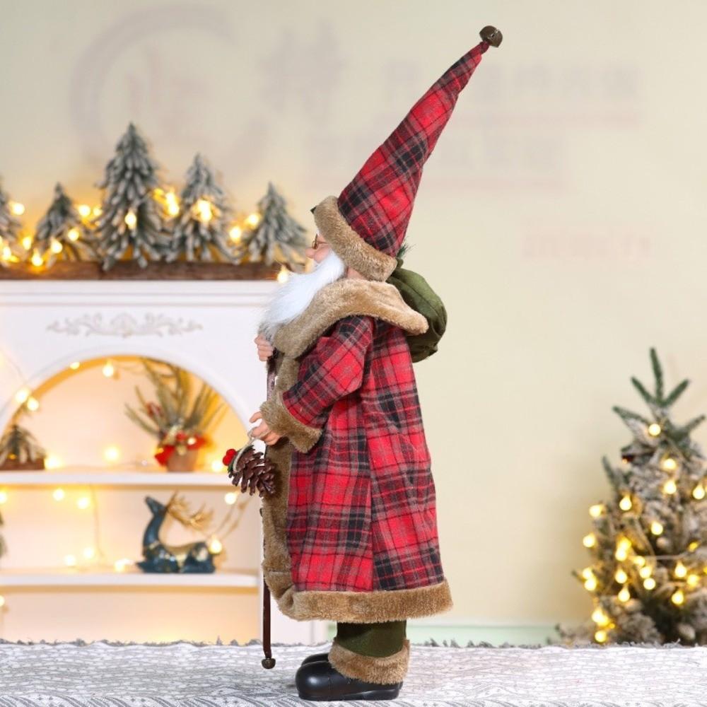 40/60cm Seated Santa Figurine Standing Posture Christmas Figurine Christmas Home Decor