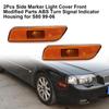 9188263 9188264 Front Marker Turn Signal Indicator Lamp Light Lens Housing Left Right For S80 1999-2006