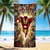 1Pc Iron Man Comic Book Beach Towel Quick Dry Multiuse For Beach Pool Gym Yoga Home Travel Christmas Halloween Xmas Gift N1394