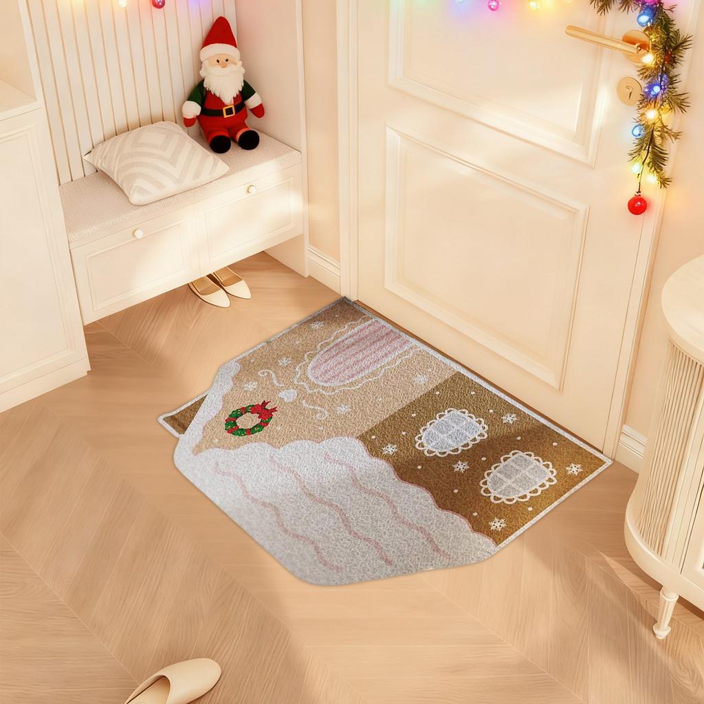 Fußmatten, schmutzabweisende Verandamatten, Weihnachtsmatten, zuschneidbare PVC-Drahtring-Fußmatten, herausnehmbare Matten für den Außenbereich