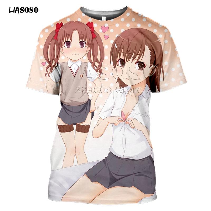 Summer Style T-Shirt Men Women T-shirt 3D Print Anime Game A Certain Scientific Railgun T Harajuku T Shirt Clothing