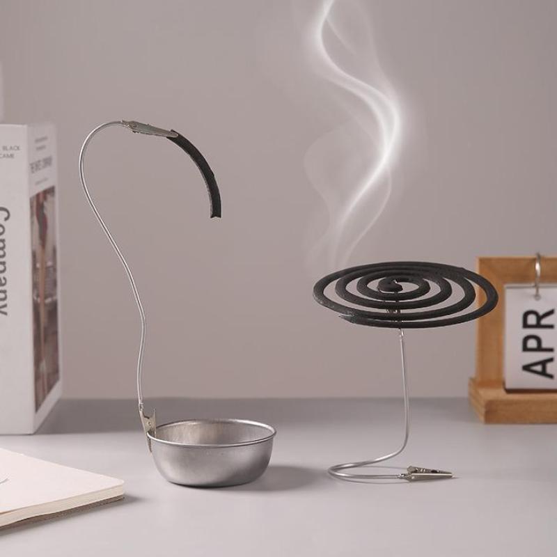 

Портативный двусторонний держатель для москитных спиралей, клипса для сломанных благовоний, подставка, стойка для москитных спиралей, клипса для этикеток фотоальбома, держатель для карточек