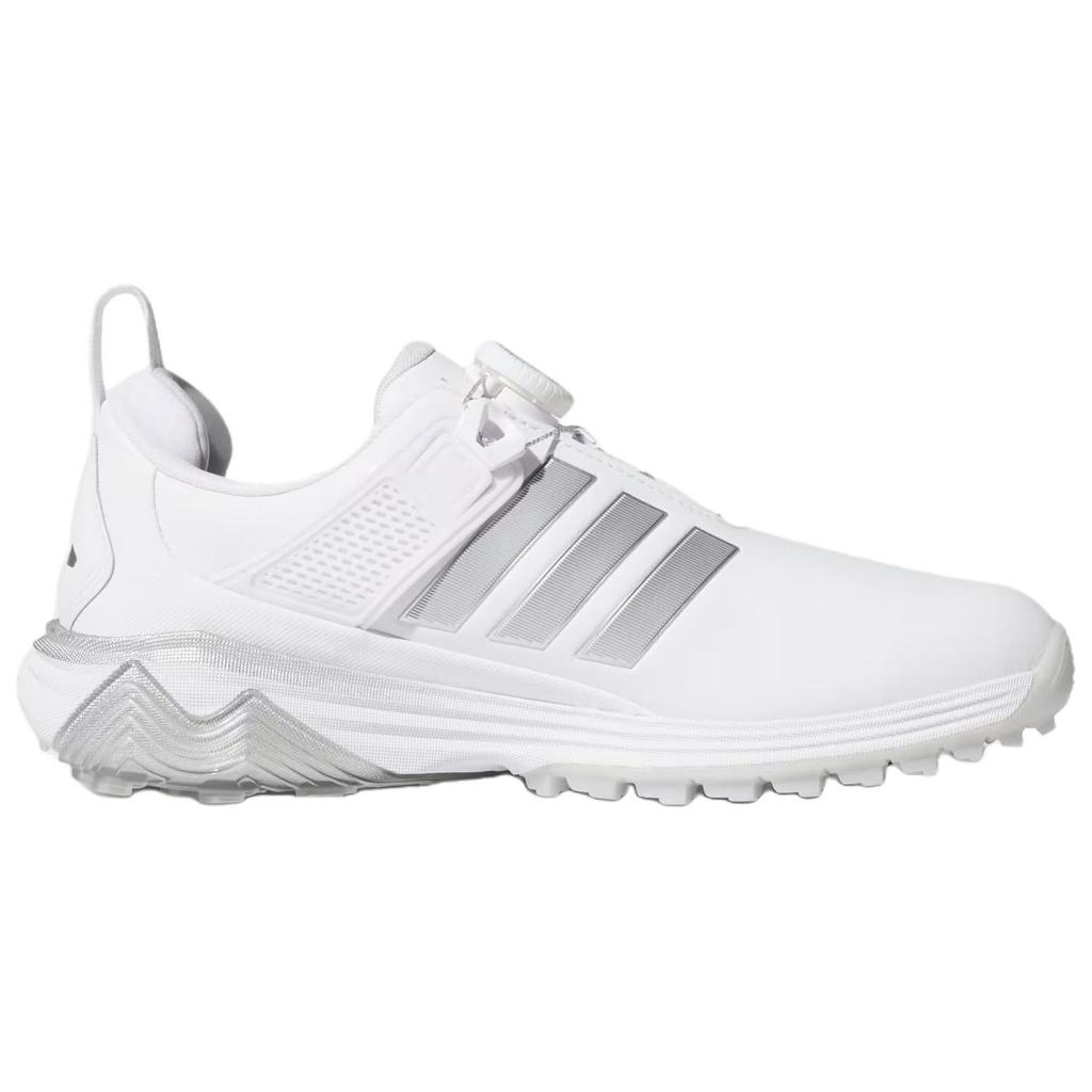 adidas Adipower 26 Boa Spikeless Comfortable Fit Golf Shoes Women Golf Shoes White Silver JP8385