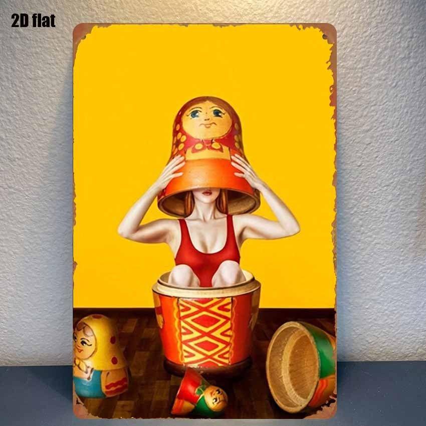 Retro Metal Sign Funny Wall Art Home Bar Man Cave Decor Tin Plate