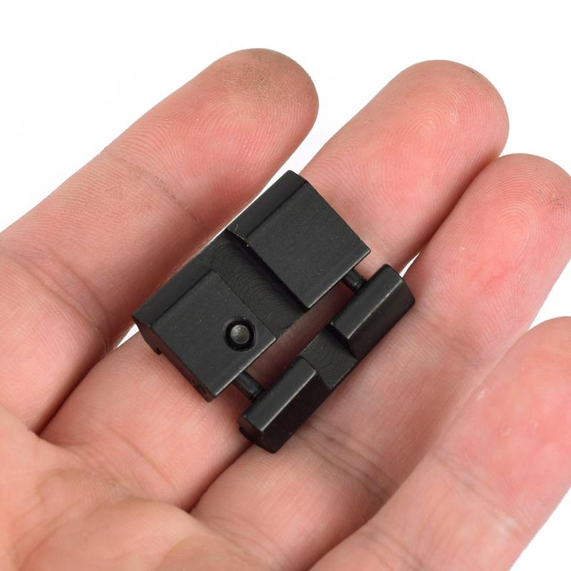 11 To 20Mm Adapter Track Conversion Adapter Dovetail To Picatinny Rail Base Scope Mount Snap-In Adaptor Hunting Tools