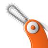 1/3Pcs 3 in 1 Cleaning Brush Rotating Foldable Design Silicone Lid Gap Cleaner Stiff Bristle Angle Brush Glass Edge Cleaning Brush