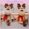 Christmas Reindeer Plush Toy With Pp Cotton Fill For Kids Holiday Decor Gift