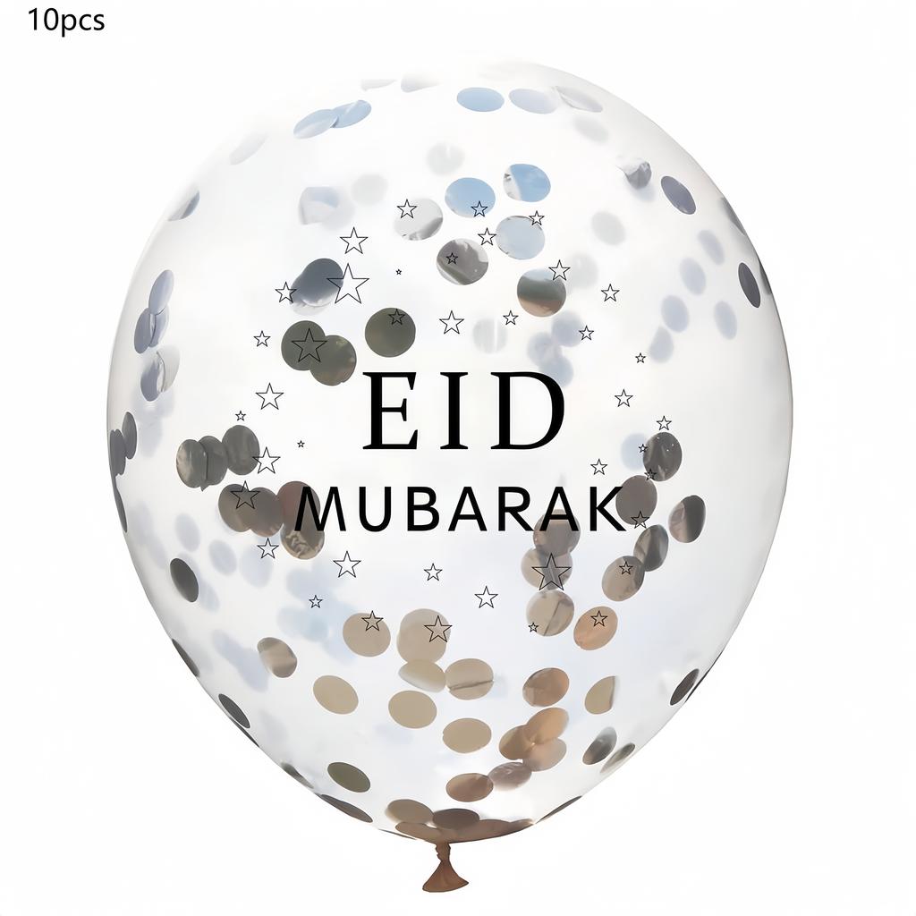 10ks/11ks/15ks/38ks/42ks Eid Mubarak Balónek Ramadanová Dekorace Pro Domov Pomoc Al-fitr Mubarak Kareem Párty Potřeby