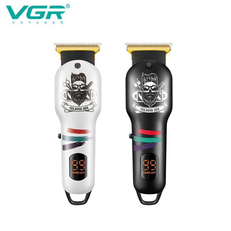 VGR Retro Oil Head Clipper Hair Trimmer Cordless Haircut Machine Electric Beard USB Hair Clipper Professional Rechargeable Trimmer for Men V-971