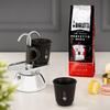 Set Italian Coffee Maker + 2 Cups - BIALETTI - Mini-induction - 100 Ml - Stainless Steel / Black