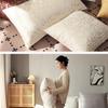 55/60/70/80CM Peach Velvet Large Square Pillowcase Coffee Sofa Back Huge Cushion Cover Washable Living Room Bedroom Pillow Cases