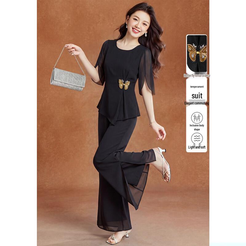 Breathable Chiffon Two-Piece Summer Set 3XL