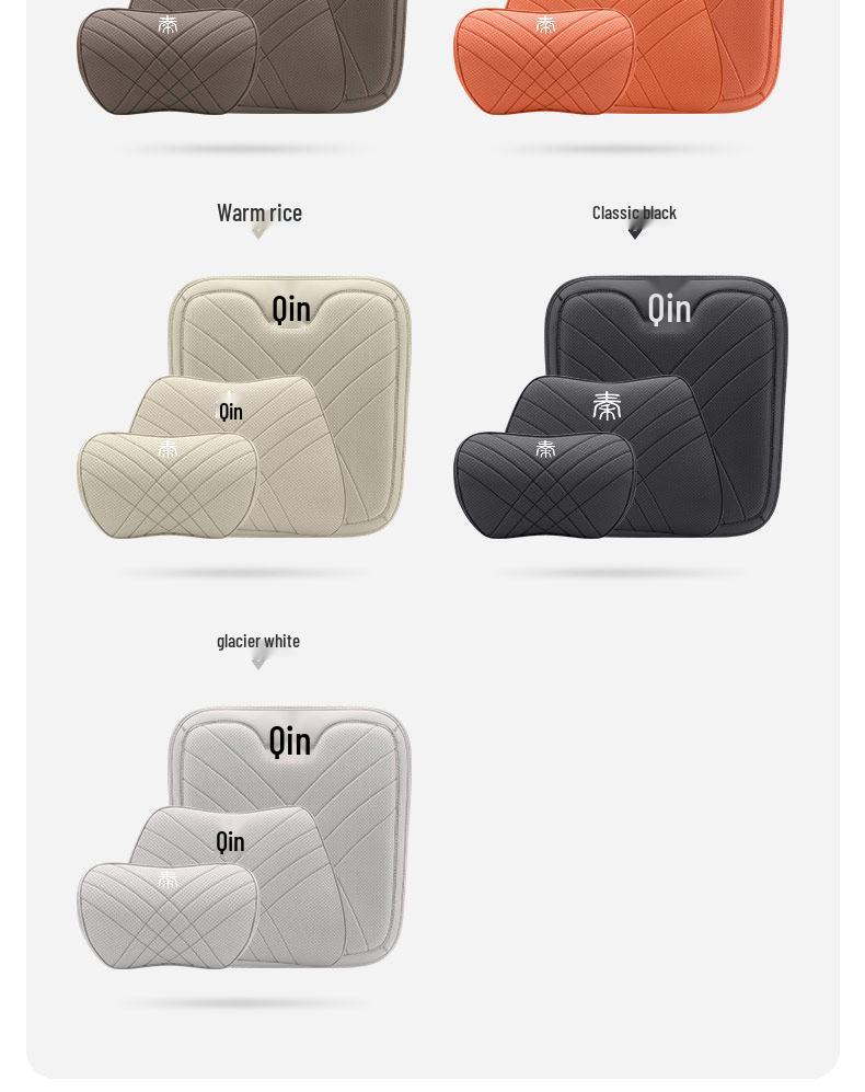 BYD Qin L Car Neck and Lumbar Support Pillow for Sports Seat
