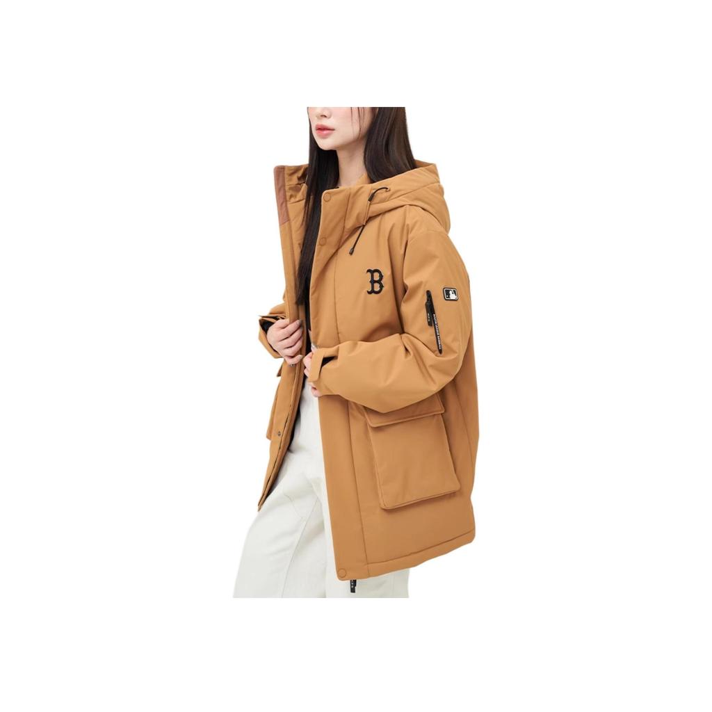 New MLB Boston Red Sox Down Jacket Unisex Camel 3ADJB1446-43CAS