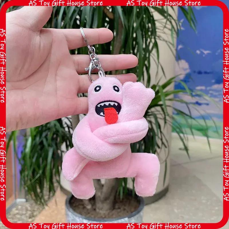 Cut Roblox Rainbow Friends Plush Keychain Soft Stuffed Colorful Game Character Pendant Bag Backpack Accessory For Game Fans Gift