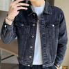 Men's Hong Kong-Style Denim Jacket: Loose-Fit, Trendy Korean Splice for Spring & Autumn