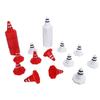 60 Pcs Traffic Cones Toys Red White Mini Traffic Cones Miniature Lifelike Road Block for Soccer Training RC Car Gaming