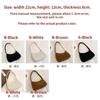 Solid Color Simple Corduroy Bag Women's Spring/Summer New Western Style Shoulder Small Square Bag Popular Fashion Underarm Bag