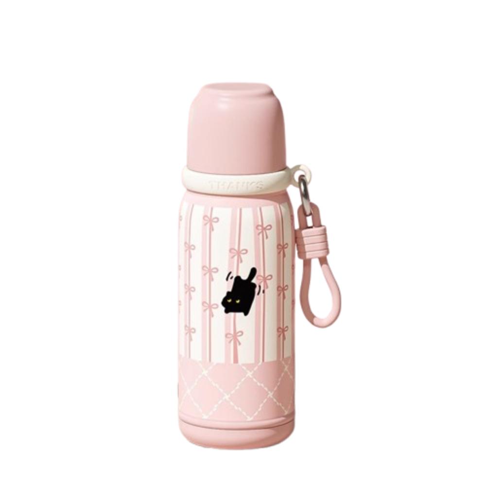 Cartoon Pattern Stainless Steel Thermos Cup Large Capacity Water Bottle Insulated Cup Student Use