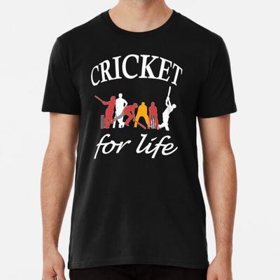 Tričko Cricket For Life Premium, velikosti S až 5XL, vyrobené v Austrálii/USA