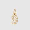 CARLIDANA New Popular Zircon Heart Symbol Number Charms Stainless Steel 18K Gold Plated DIY Jewelry Pendant for Bracelet