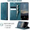 Wallet Case for Samsung Galaxy S21 Leather Wallet Flip Cover with Card Holder, Kickstand, Magnetic Closure, RFID Blocking TPU Shockproof Phone Case