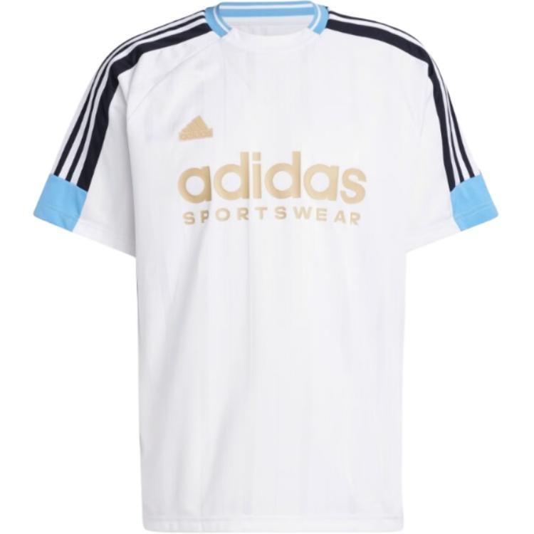 adidas House of Tiro Nations Pack T-shirt Asia Sizing White Light Blue Men s IY4496 XL