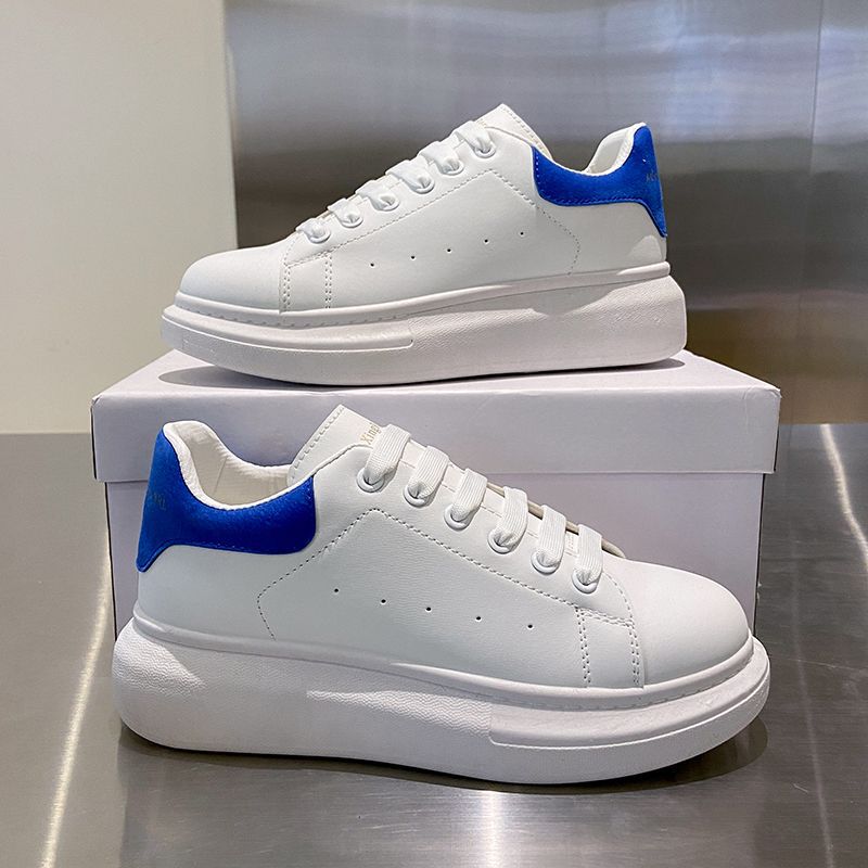 Little White Shoes Men's Shoes Platform-soled Kitchen Non-slip Work Shoes Fashionable Versatile Height-increasing Couple Tide Shoes Black Shoes