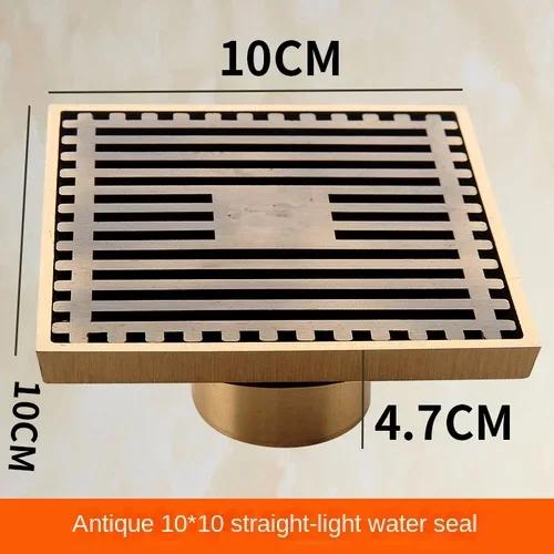 

30 см x 8 см прямоугольный латунный античный матовый резной слив для ванной комнаты, кухни, душевой комнаты, крыльца, сито для слива в пол