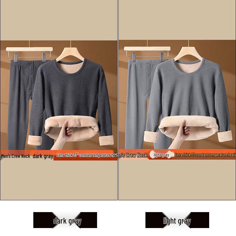 W.xuan Men's Super Warm Fleece Thermal Underwear Set