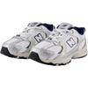 New Balance Synthetic Leather MR530 Comfortable Shock Absorbing Low Top Walking Shoes Baby Shoes Silver White IZ530GN