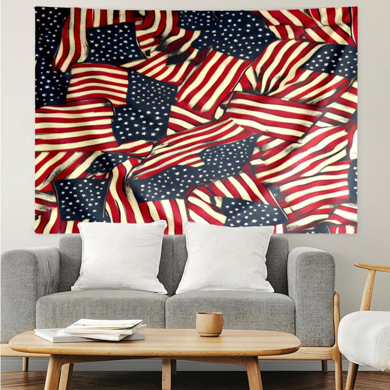 American Flag Wall Hanging Tapestry Wall Cloth Tapestries Decor Wall Bedroom Decoration