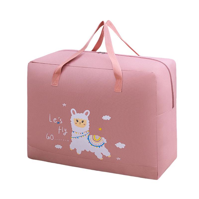 Quilt Storage Bag, Mobile Packaging Bag, Non-woven Fabric, Student Quilt Storage Bag Large Capacity, Portable Handbag Cartoon