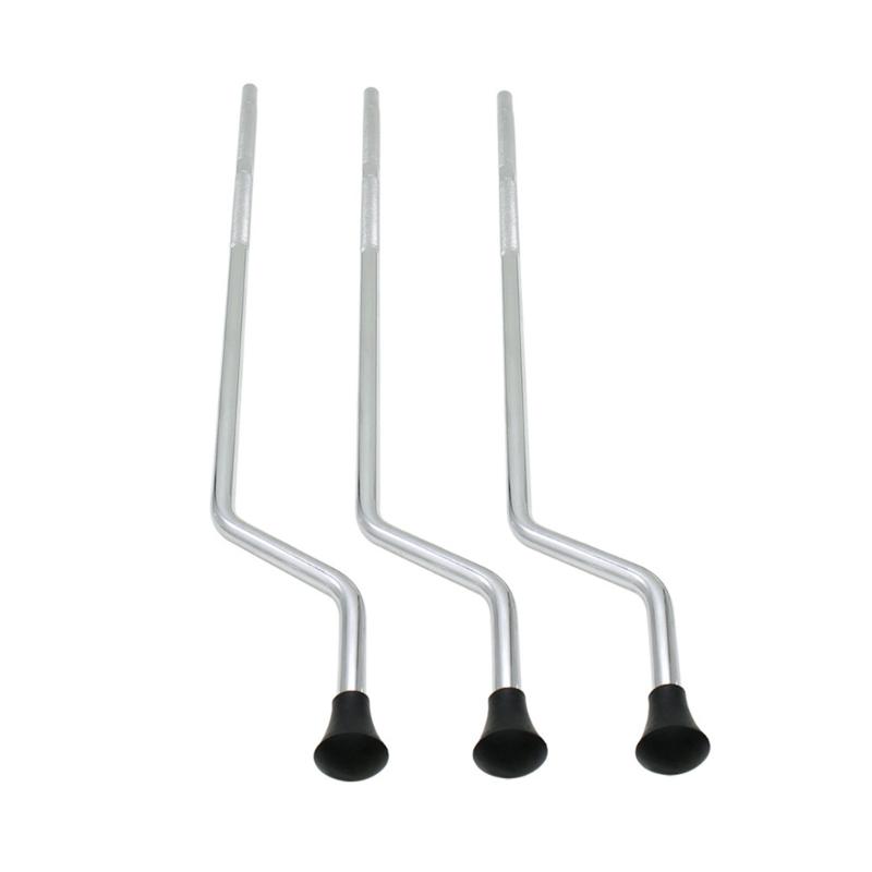 

3Pcs Adjustable Height Drum Legs For Percussion Instrument Stability And Easy Installation Metal Drum Support Legs Set 1