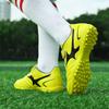 Manufacturer football shoes men's flat-soled adult grass spiked shoes adolescent boys and girls primary school students training TF broken spiked sho