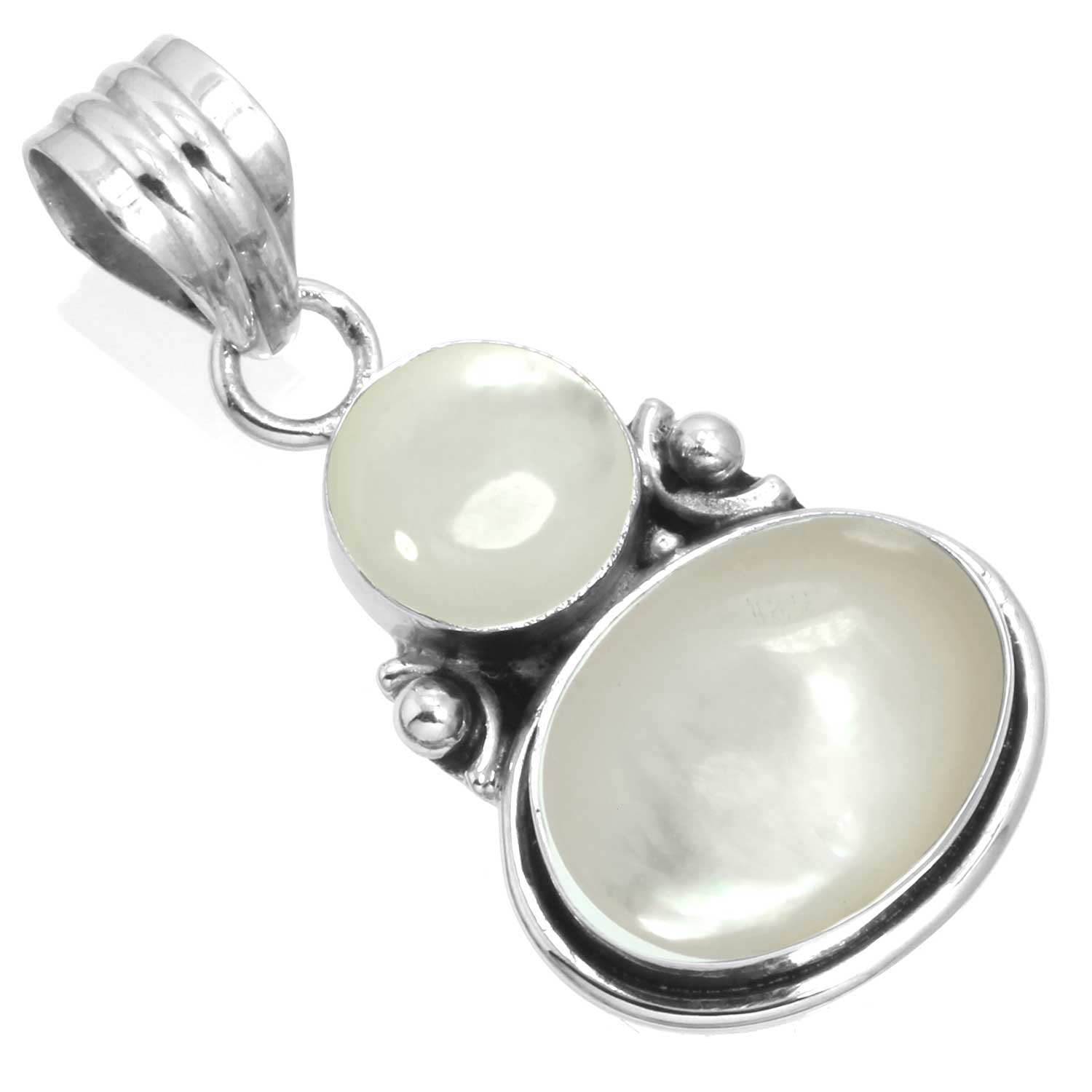 

925 Sterling Silver Pendant Women Gemstone Handmade Jewelry Easter Gift Blue Green Purple Copper Turquoise Pearl Lapis Mother Of Pearl Fashion мать жемчужного