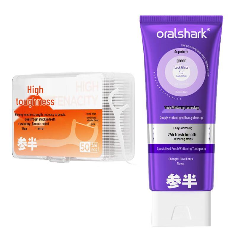 Canban Fresh Whitening Zahnpasta & Zahnseide Set