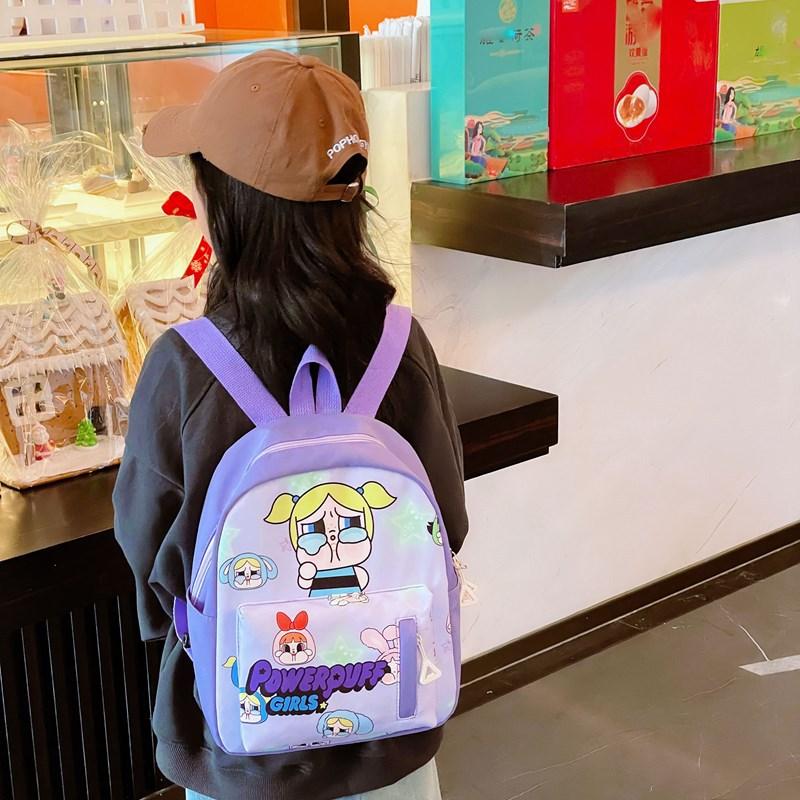 School bag cute versatile new crying doll school bag boys and girls printing trend fashion school bag