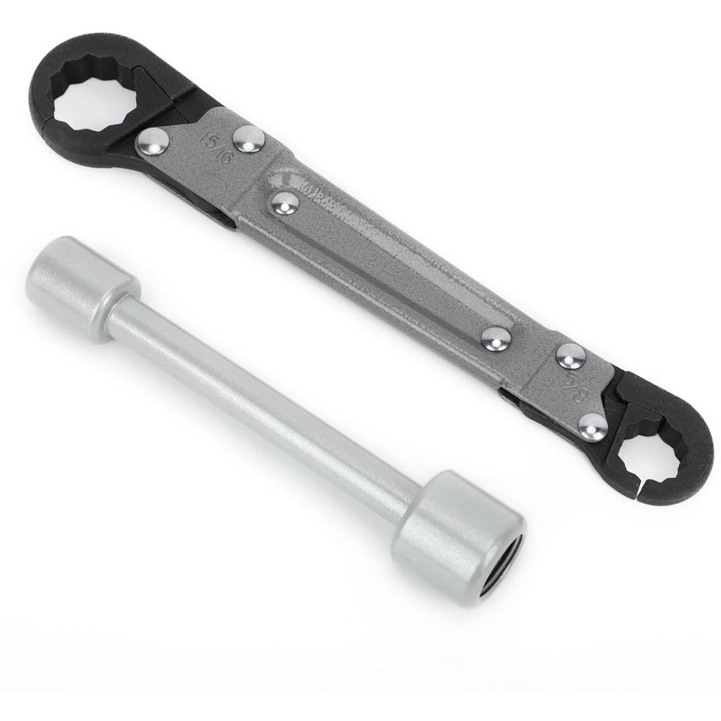 Angle Stop Wrench Set Professional Ni Plated Steel Plumbing Wrench Angle Stop Removal Tool