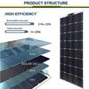 18V 400W Bendable Waterproof Monocrystalline Best Solar Panel For RV Boat Power Bank Flexible Solar Panel