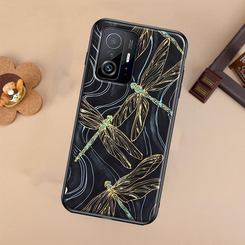 Dragonfly Animal Art For POCO X5 X4 X3 F5 Pro M4 M5s F3 F4 GT C40 Phone Case For Xiaomi 12T 11T 13 Pro 12 Lite